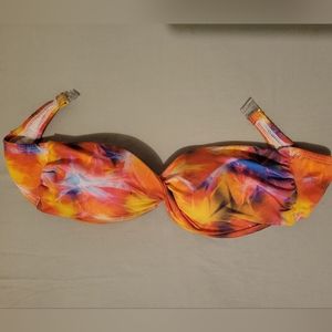 Twisted strapless bikini top, size S